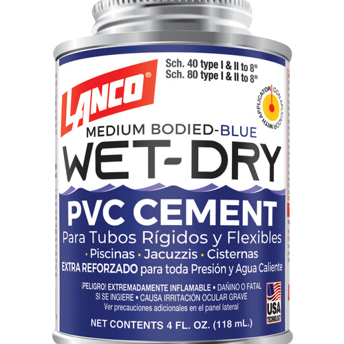 Lanco Wet-Dry Pegamento para PVC