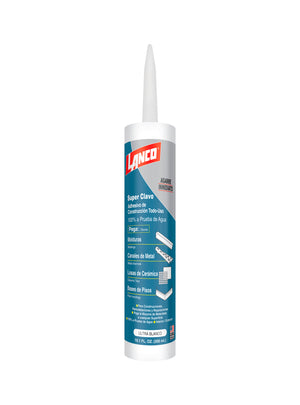 Lanco Adhesivo de Montaje Super Clavo (Ultra Blanco)