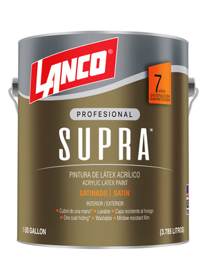 Lanco Esmalte al Agua Supra - Satín (Disponible en Múltiples Colores)