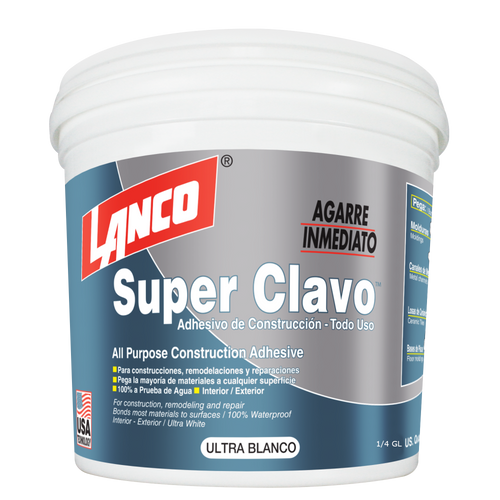 Lanco Adhesivo de Montaje Super Clavo (Blanco)