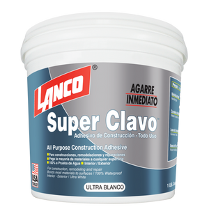 Lanco Adhesivo de Montaje Super Clavo (Blanco)
