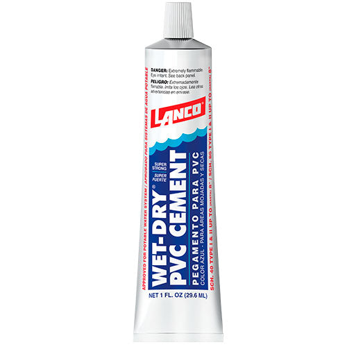 Lanco Wet-Dry Pegamento para PVC