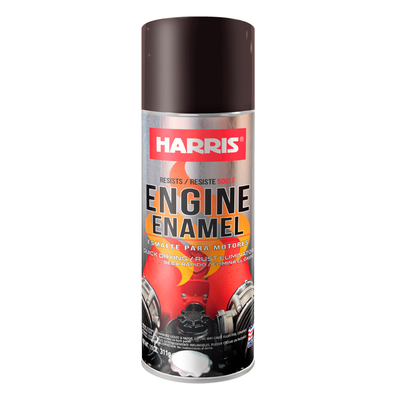 Harris Pintura Spray - Alta Temperatura - ENGINE color Negro