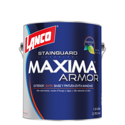 Lanco Esmalte al Agua Máxima Armor - Satin (Disponible en Múltiples Colores)
