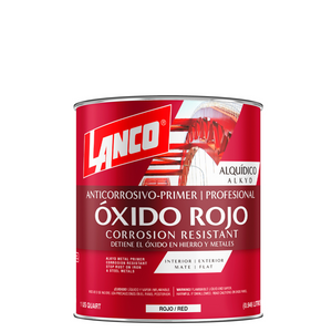 Lanco Anticorrosivo Primer Óxido (Rojo)